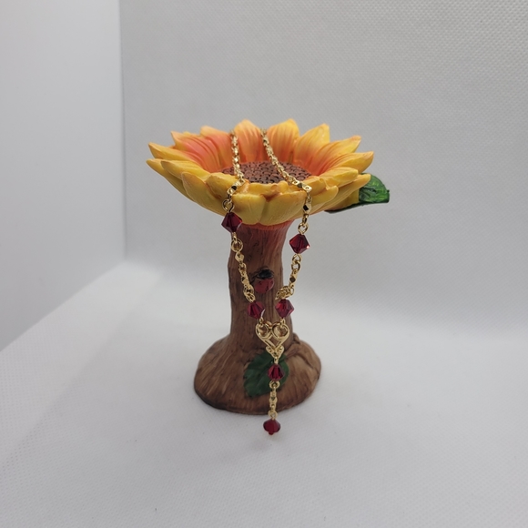 Avon Gold Toned Lariat Necklace - Picture 4 of 6